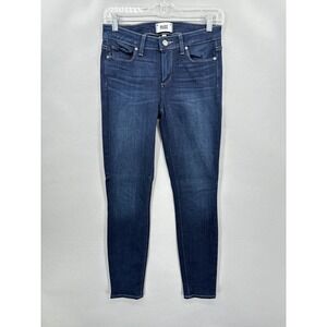 Paige Verdugo Ankle Jeans Womens Size 28 Blue Dark Wash Skinny Stretch Denim